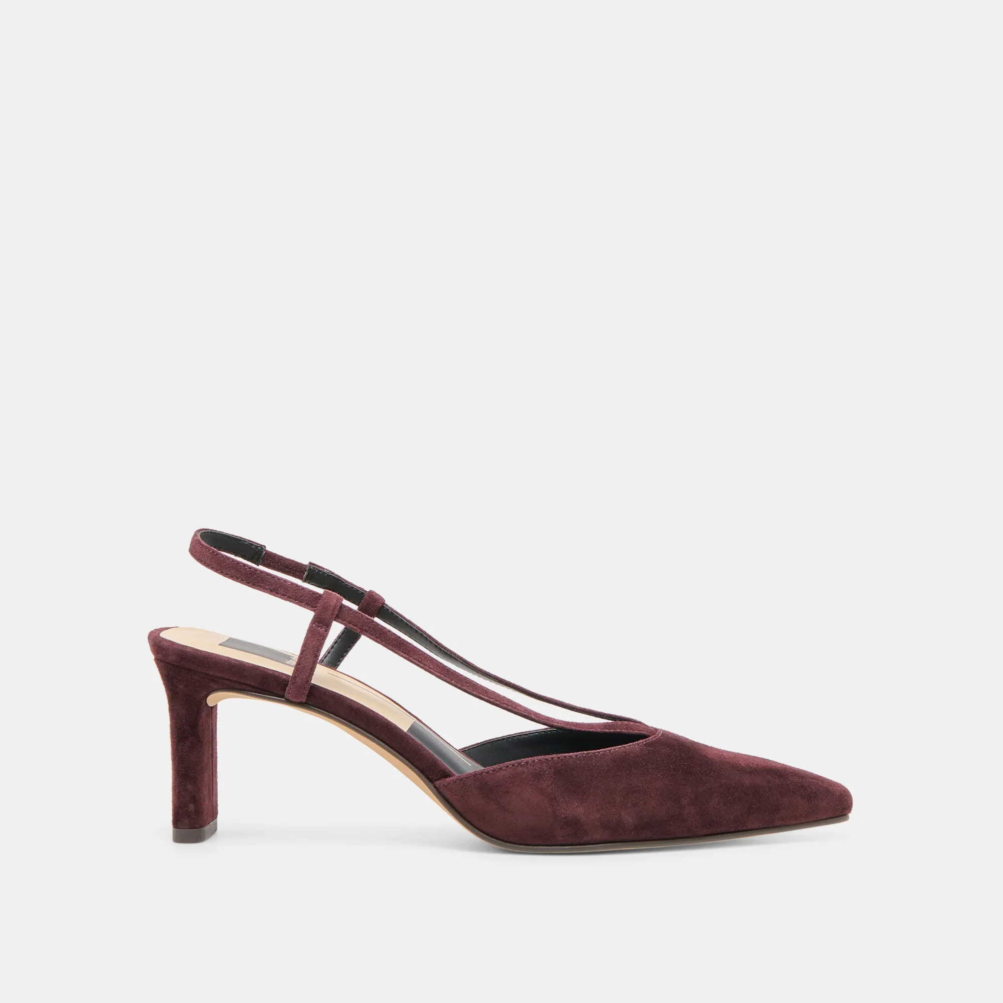 Soft Leather GINAY HEELS MULBERRY SUEDE