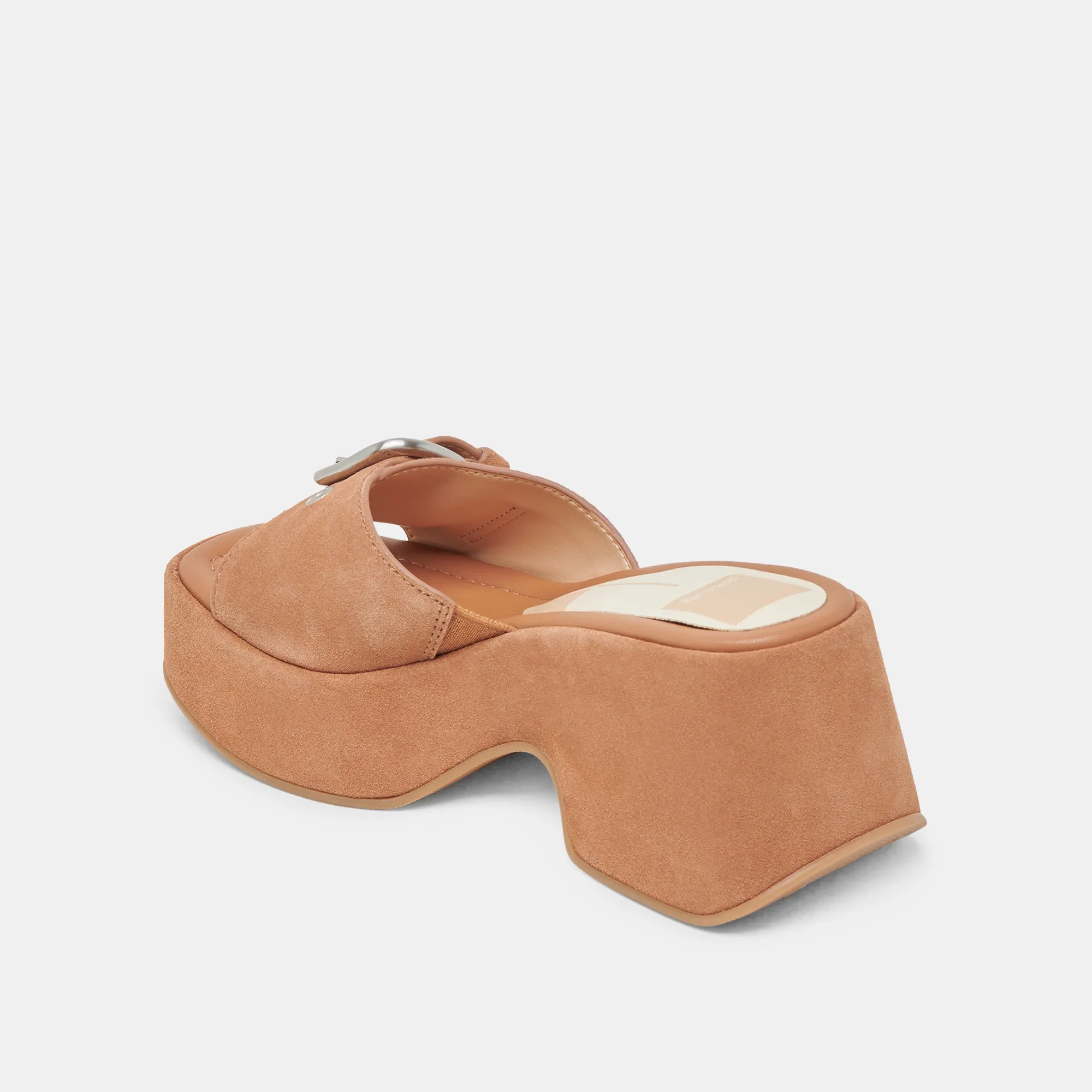 Fall Fashion Pumps Wear resistant GISEL HEELS SADDLE SUEDE