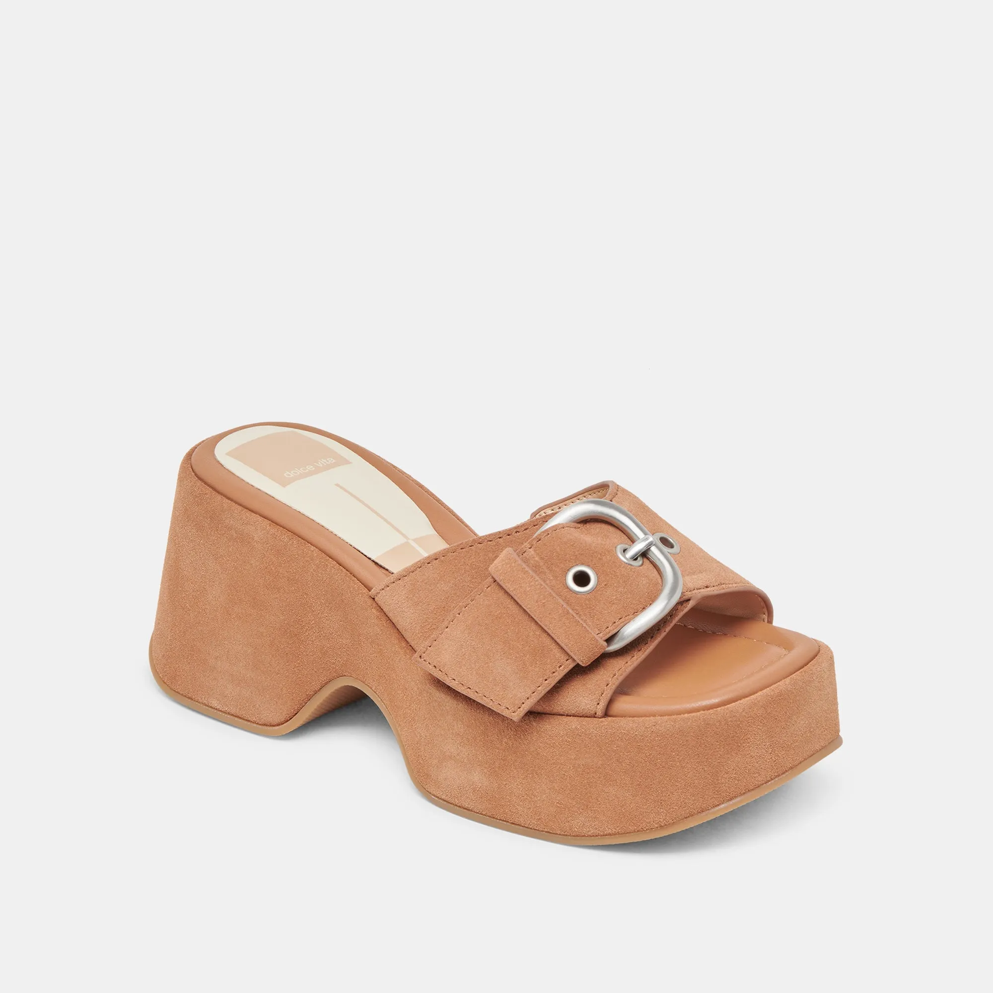 Flexibility GISEL HEELS SADDLE SUEDE