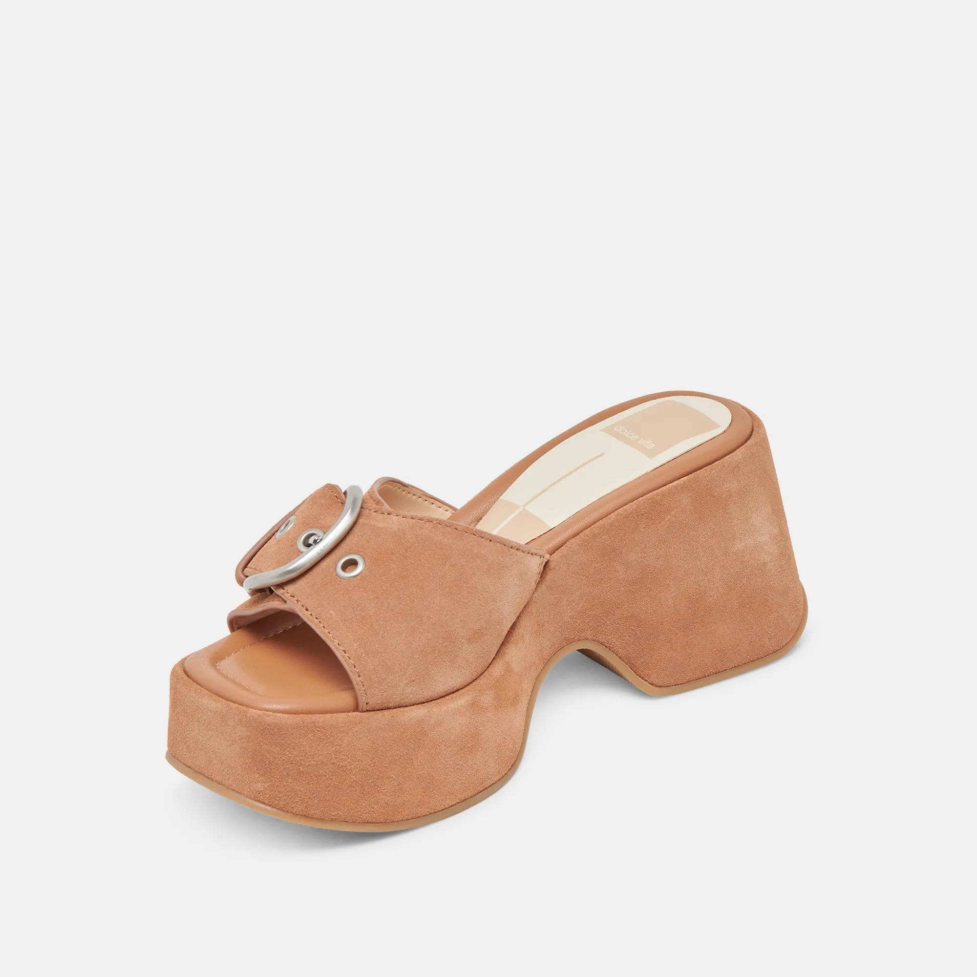 Sophisticated Sandals GISEL HEELS SADDLE SUEDE