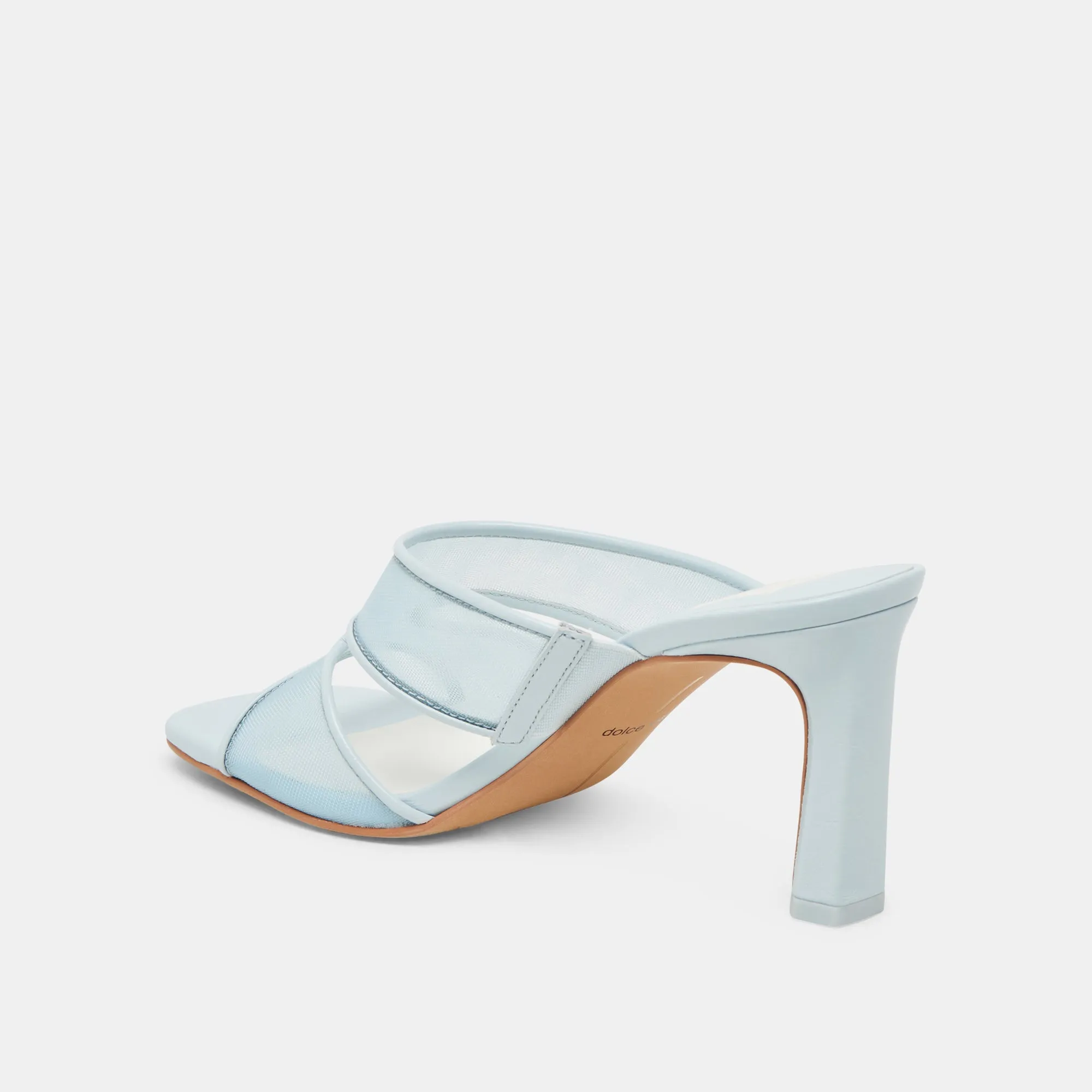 GITEL WIDE HEELS ICE BLUE MESH Fall Heels