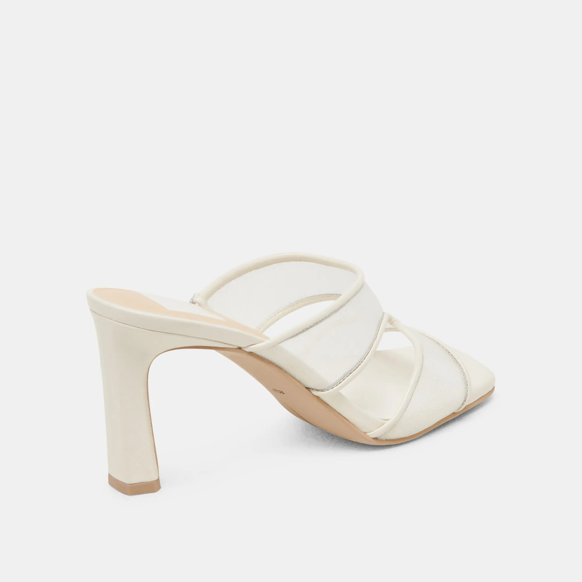 GITEL WIDE HEELS OFF WHITE MESH Quality