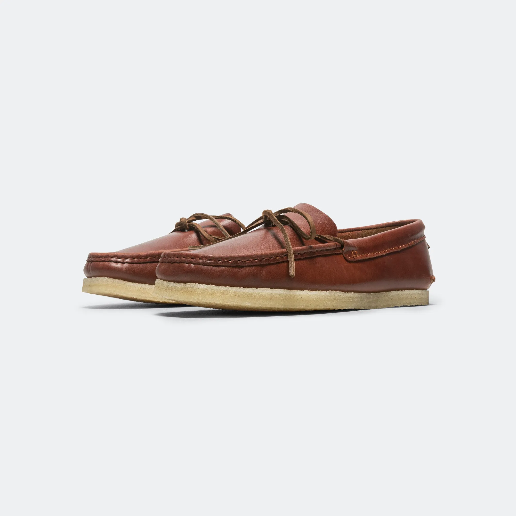 Godney Mocc - British Tan Leather Breathable fabric Responsive Control