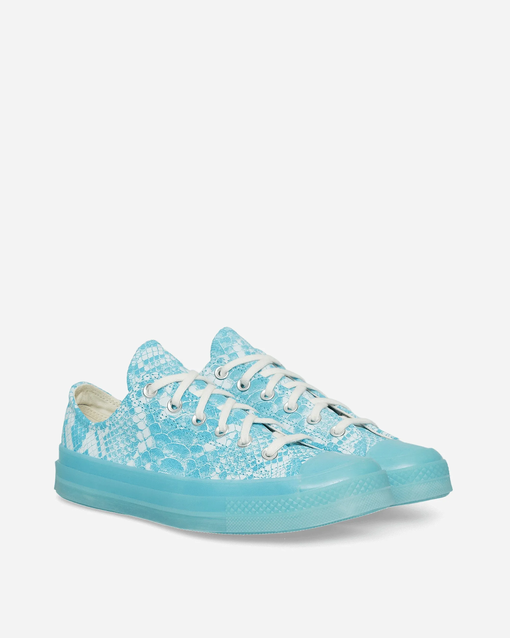 Track Step Move Around GOLF WANG Chuck 70 Python Sneakers Blue