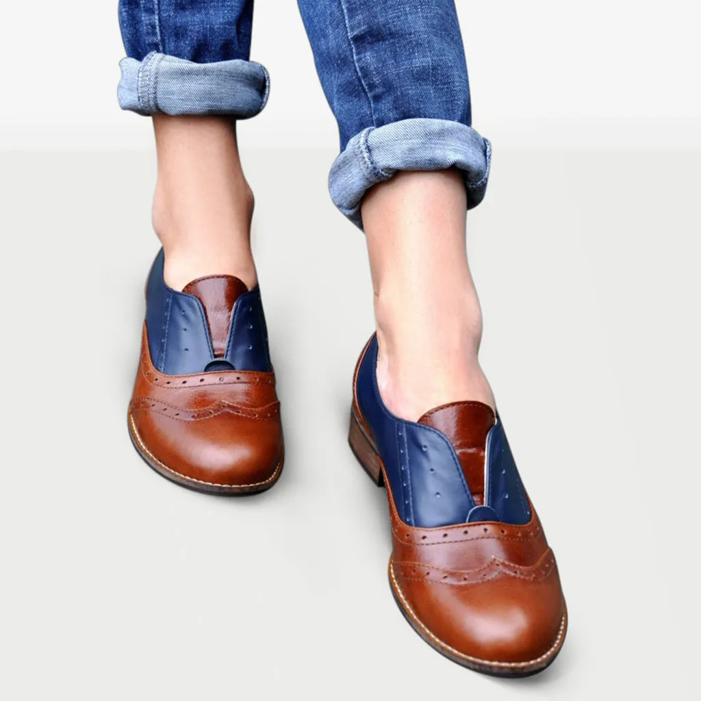 Seamless Cushioned arch Pershing - Laceless Oxfords