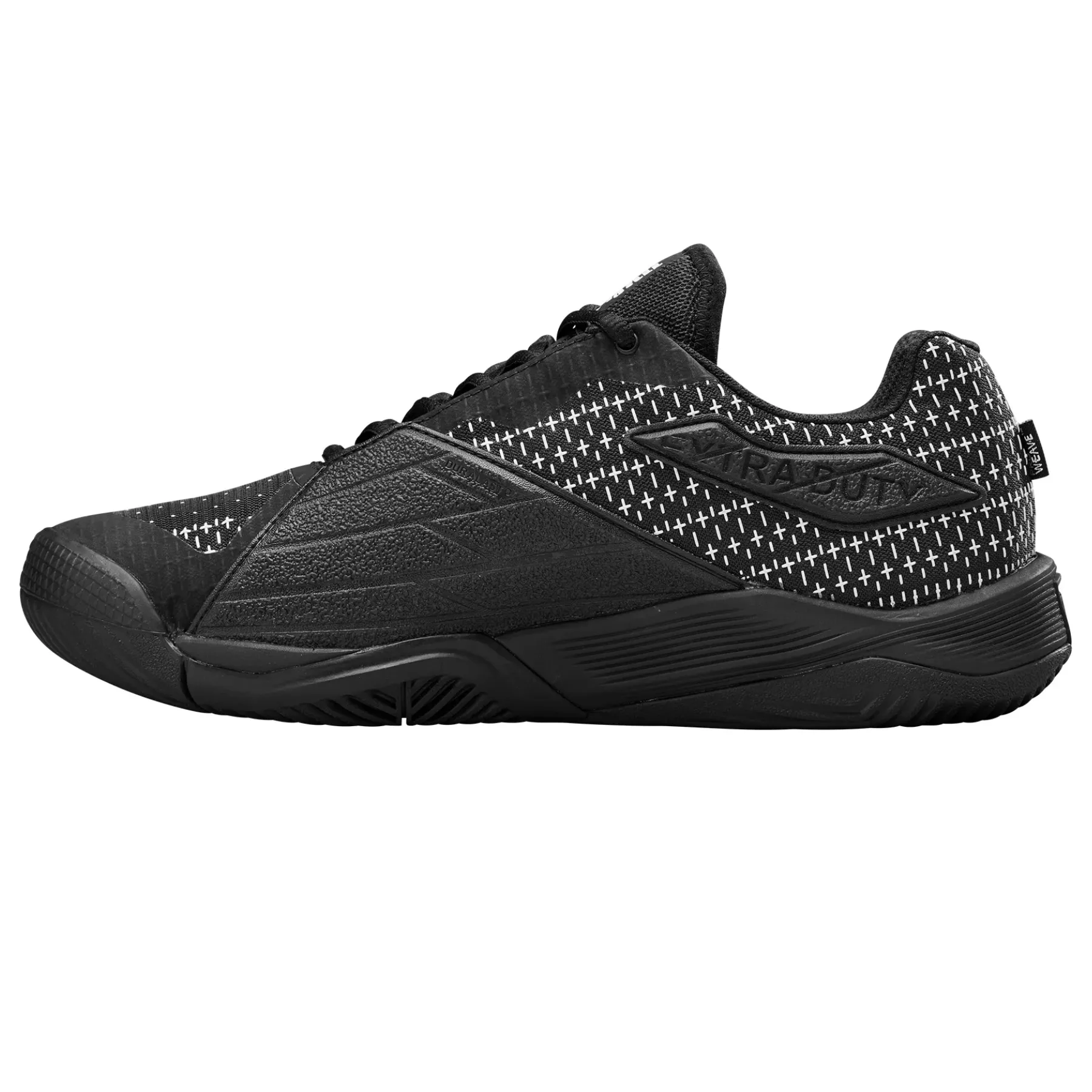 Wilson Rush Pro Extra Duty Mens Tennis Shoes - Black Court Comfort Motion