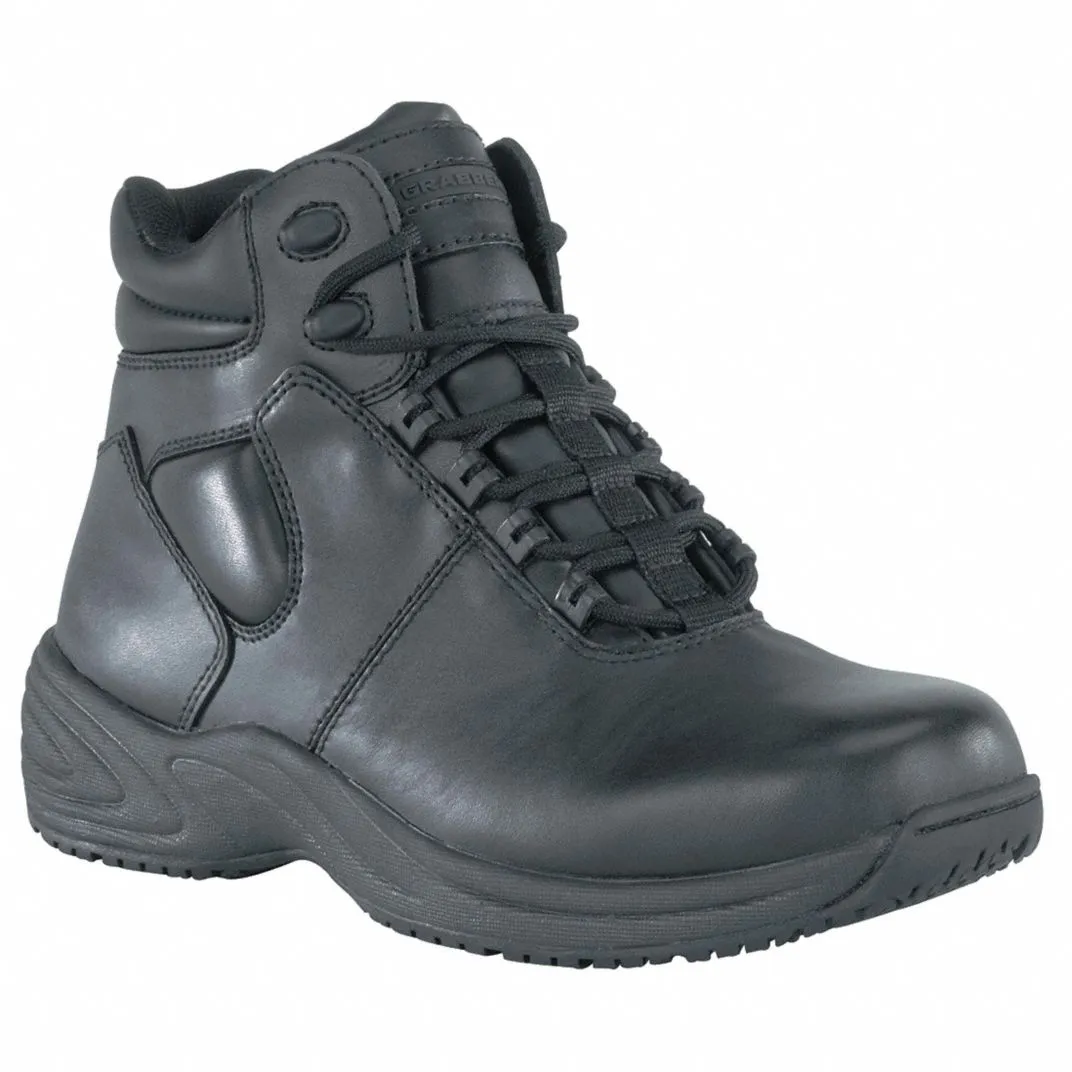 Grabbers Men's Fastner Boot (G1240) Black Shady Hike Cushion Touch