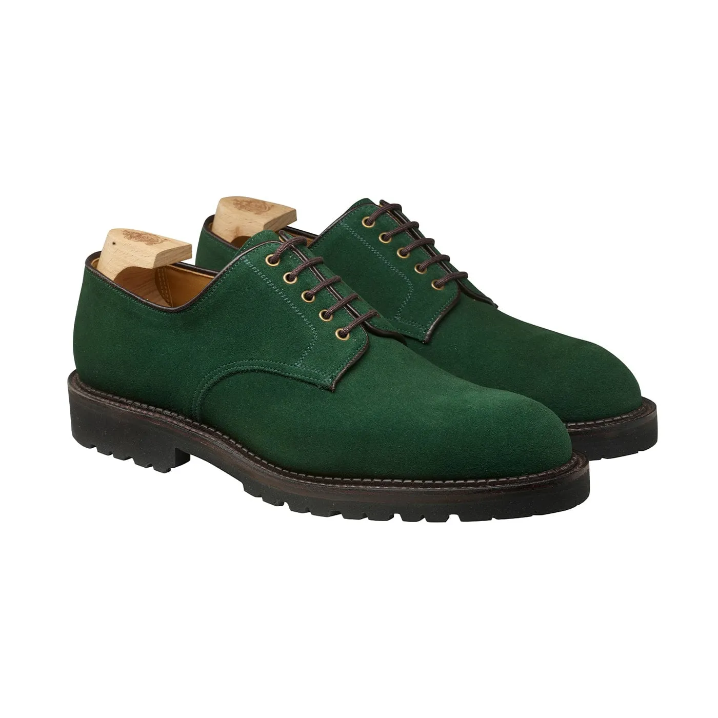 Grasmere Bottle Green Suede Sophisticated Look