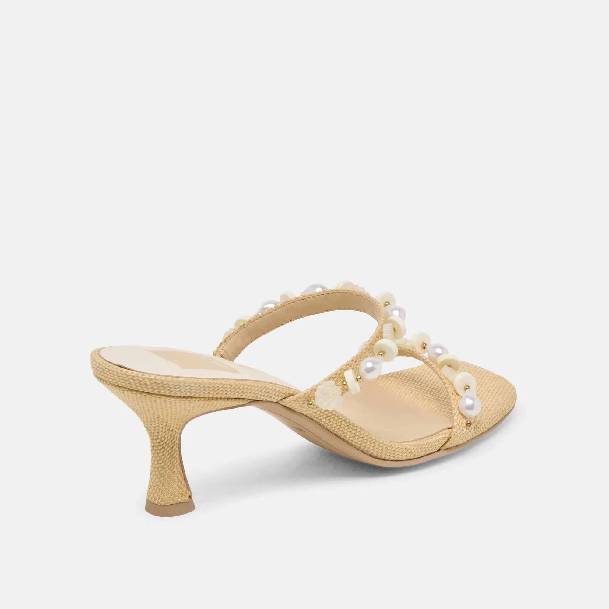 Heel shoes Colorful High Heels GRASON HEELS LT NATURAL RAFFIA