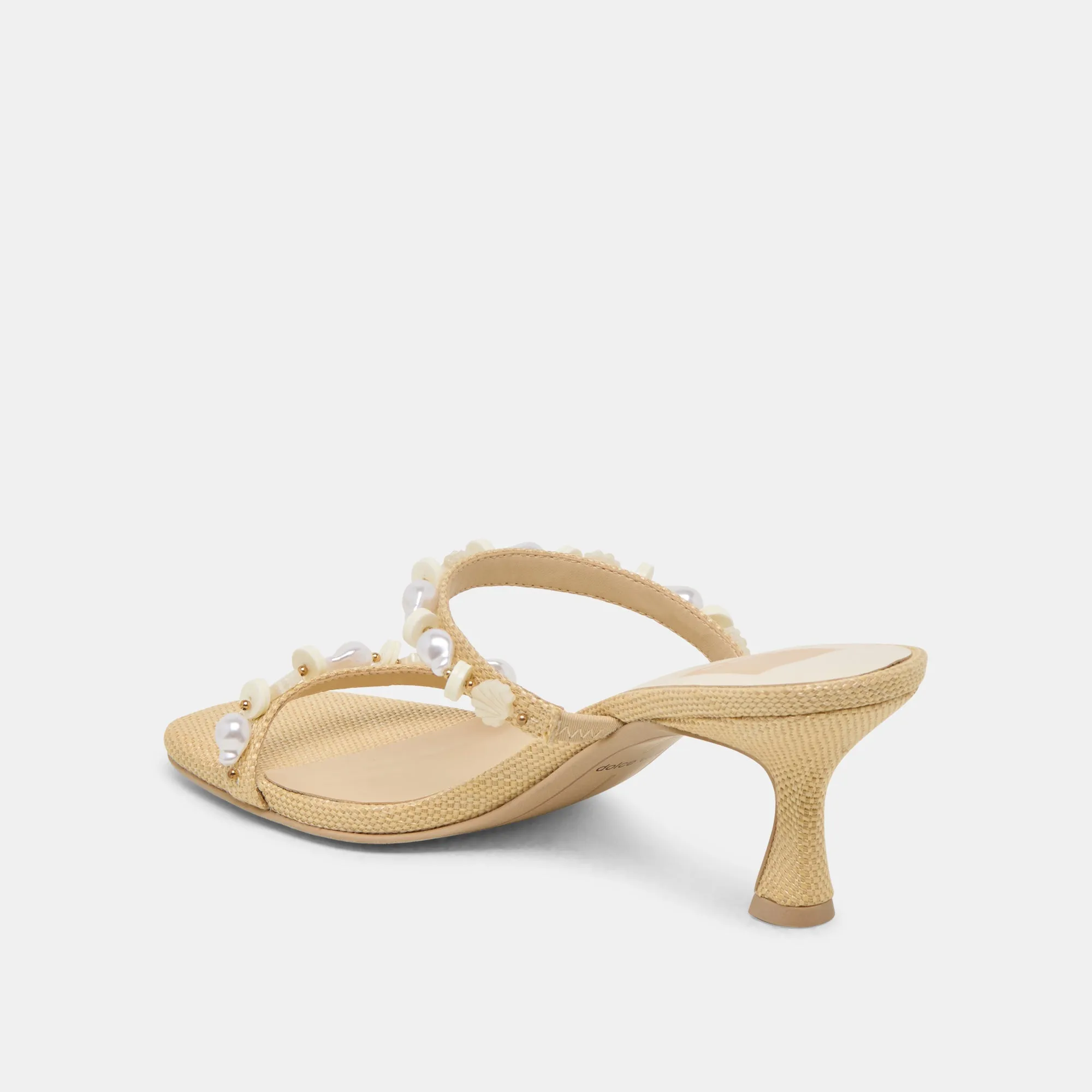 GRASON HEELS LT NATURAL RAFFIA Slip Resistant Vintage Pumps