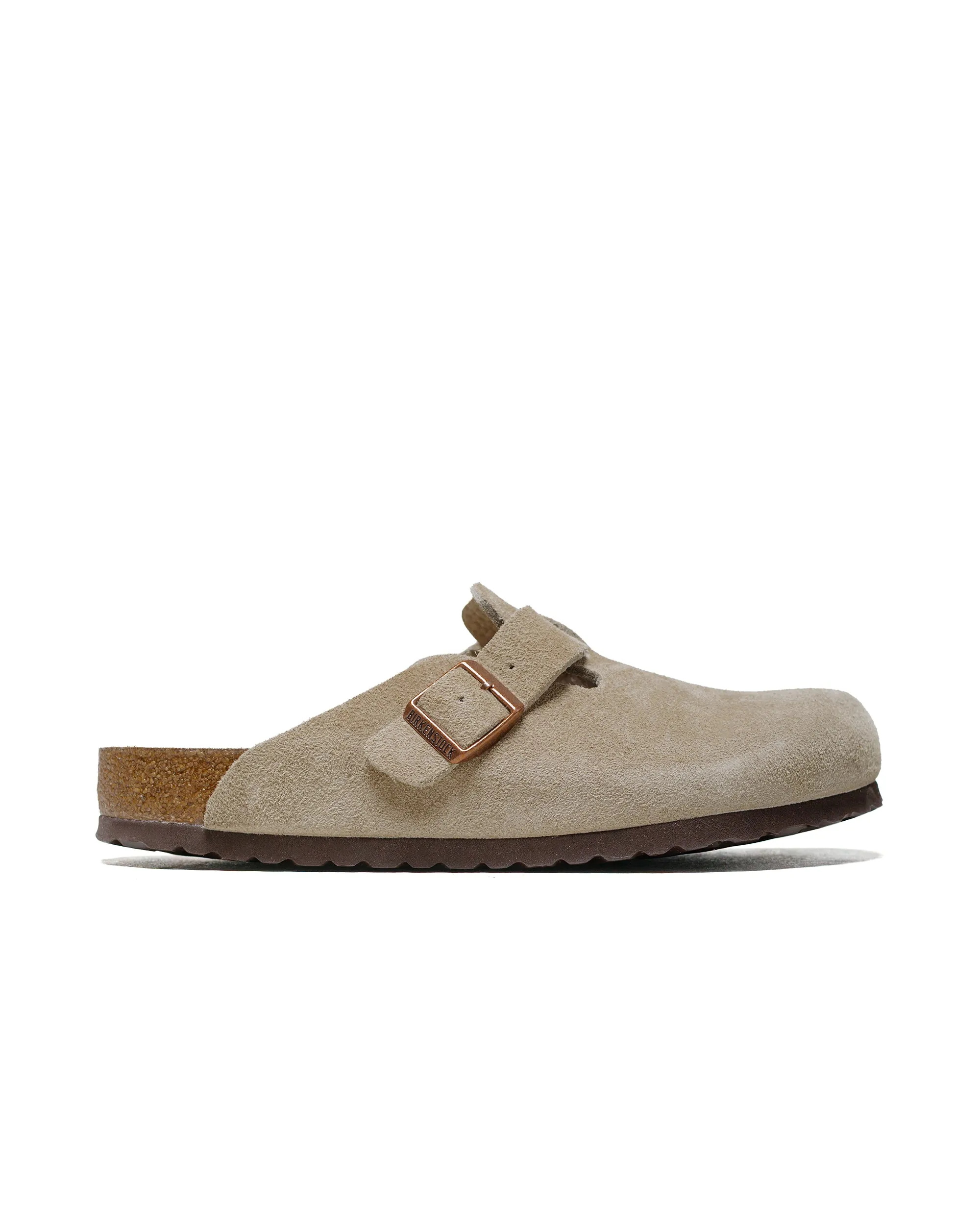 Park Jogger Canvas Construction Birkenstock Boston Taupe Suede