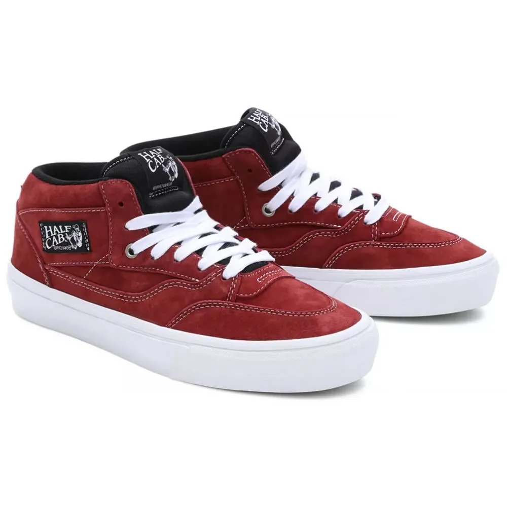Stretchable Vans Skate Half Cab '92 Pig Suede - Brick