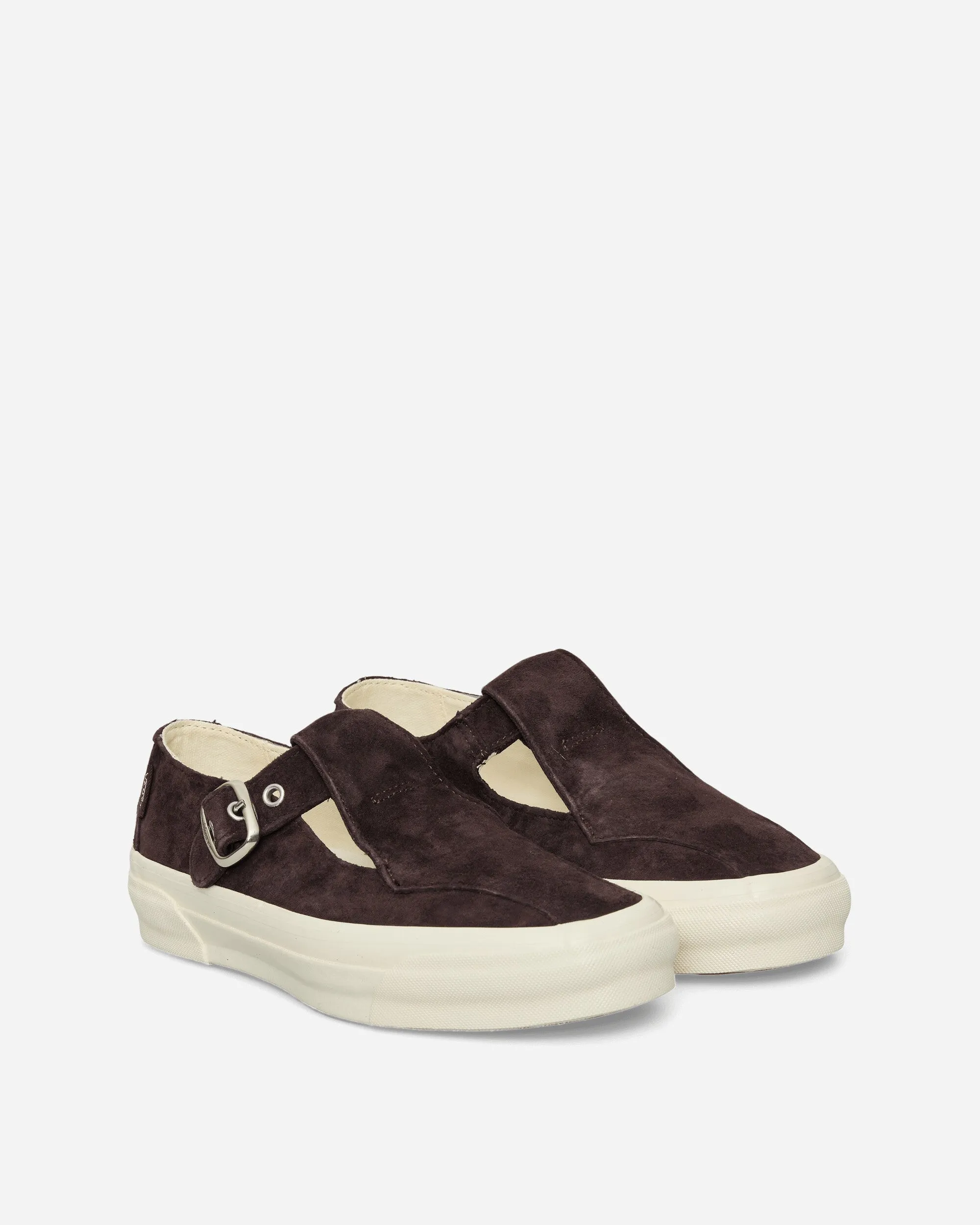 spring fresh Premium Mary Jane Suede Sneakers Chocolate Plum