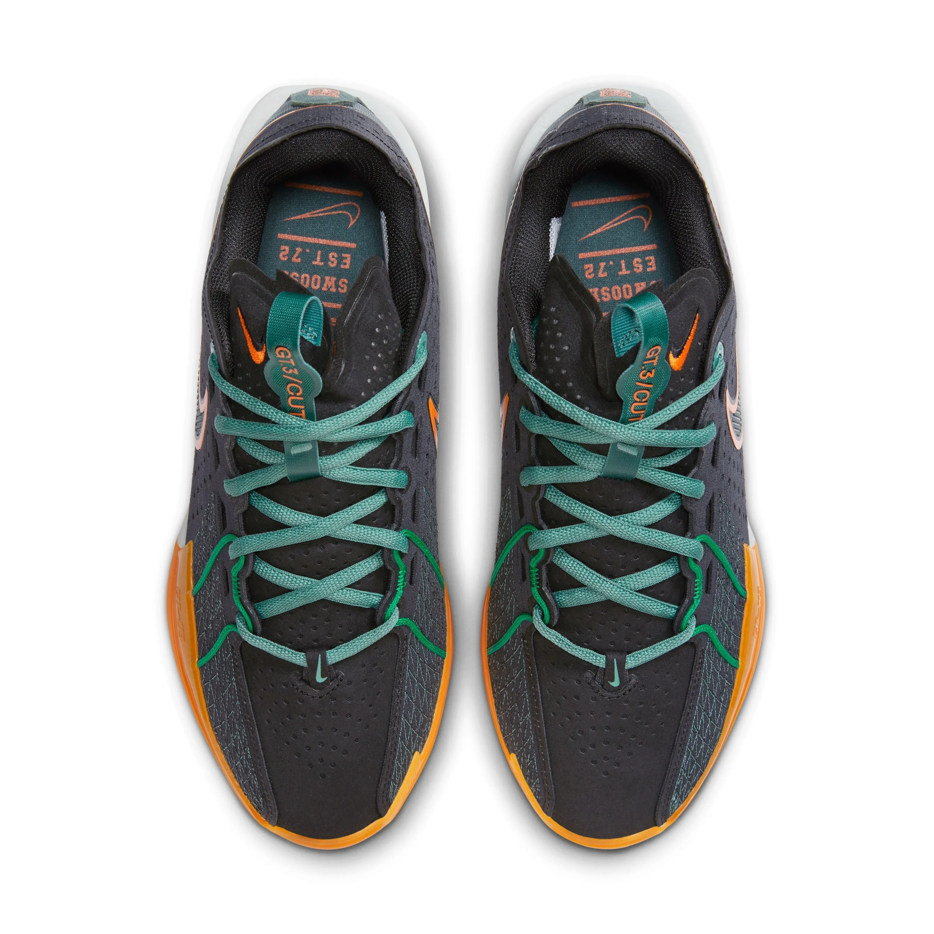G.T. Cut 3 EP 'Black Vintage Green' TPE Injection Midsole