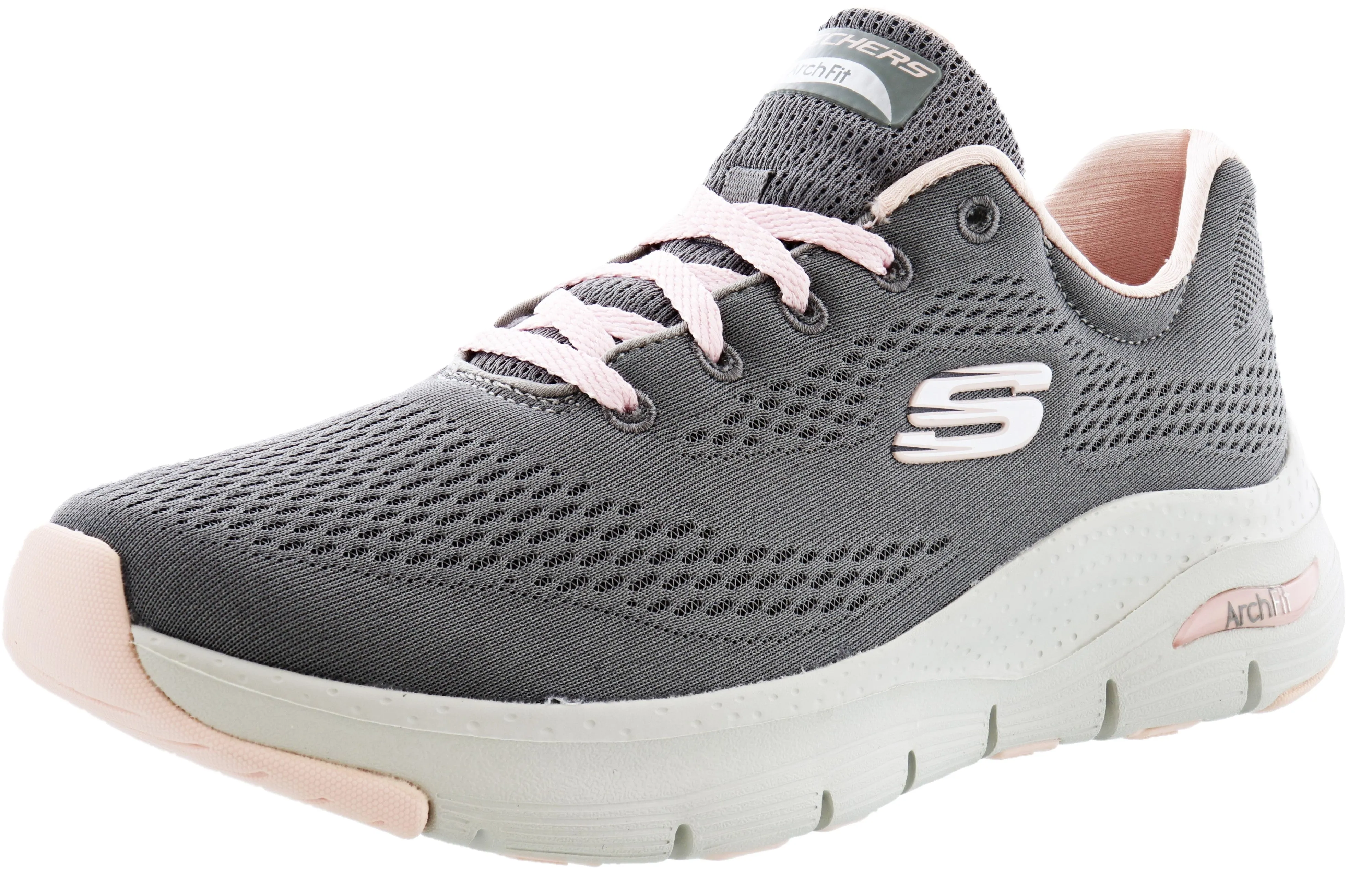 school runs Skechers Women Lightweight Running Shoes Arch Fit Big Appeal