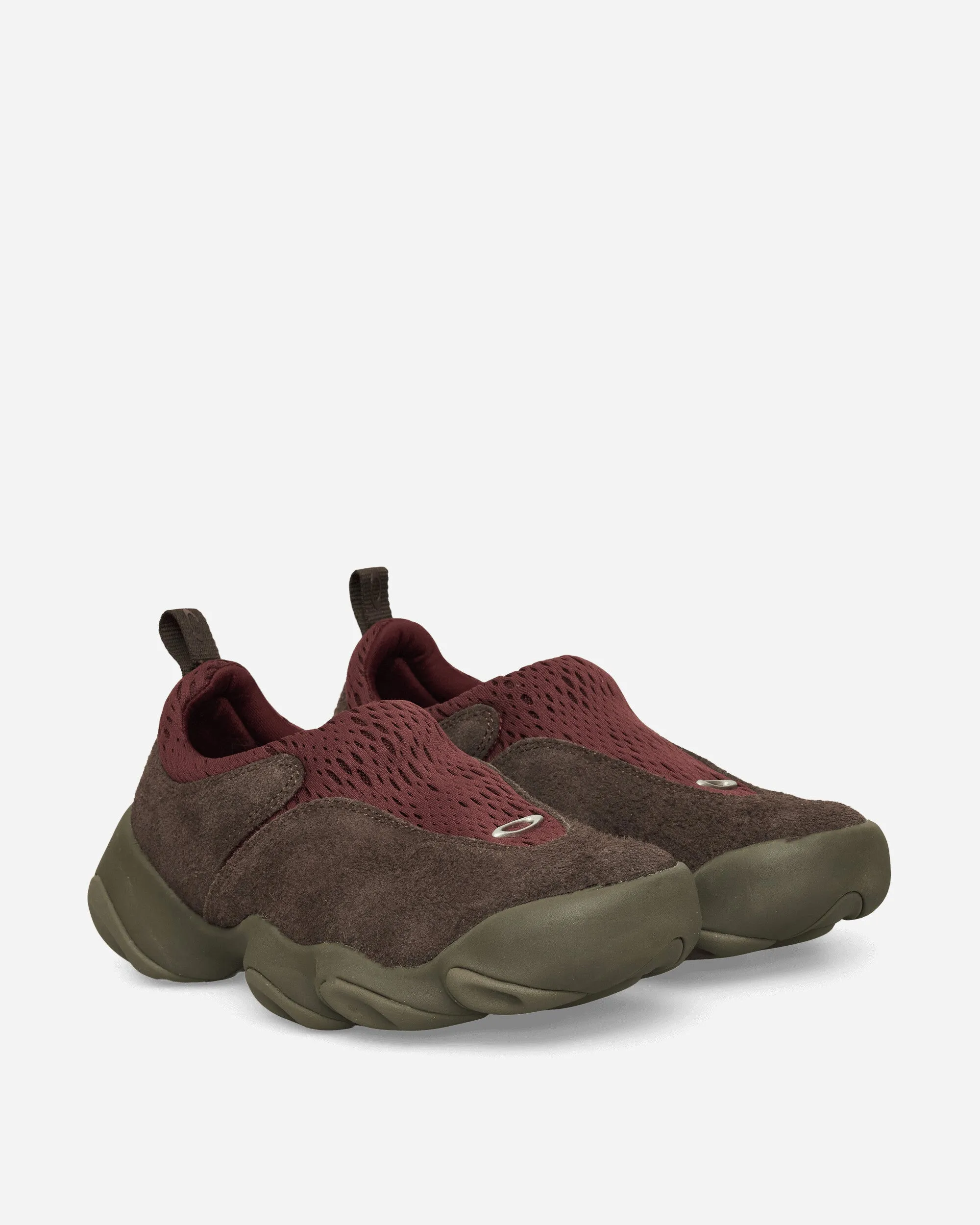 Hairy Suede Flesh Sneakers Ganache / Burgundy snow walk Touch Comfort