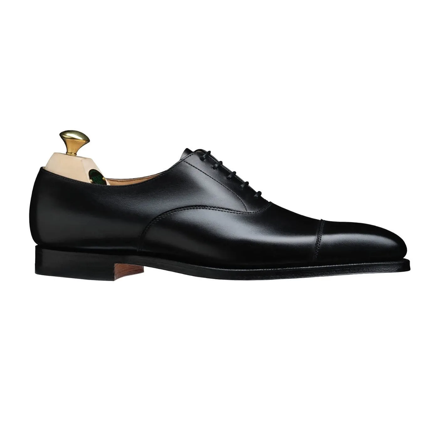 Hallam Black Calf Leather Luxe Smooth Leather