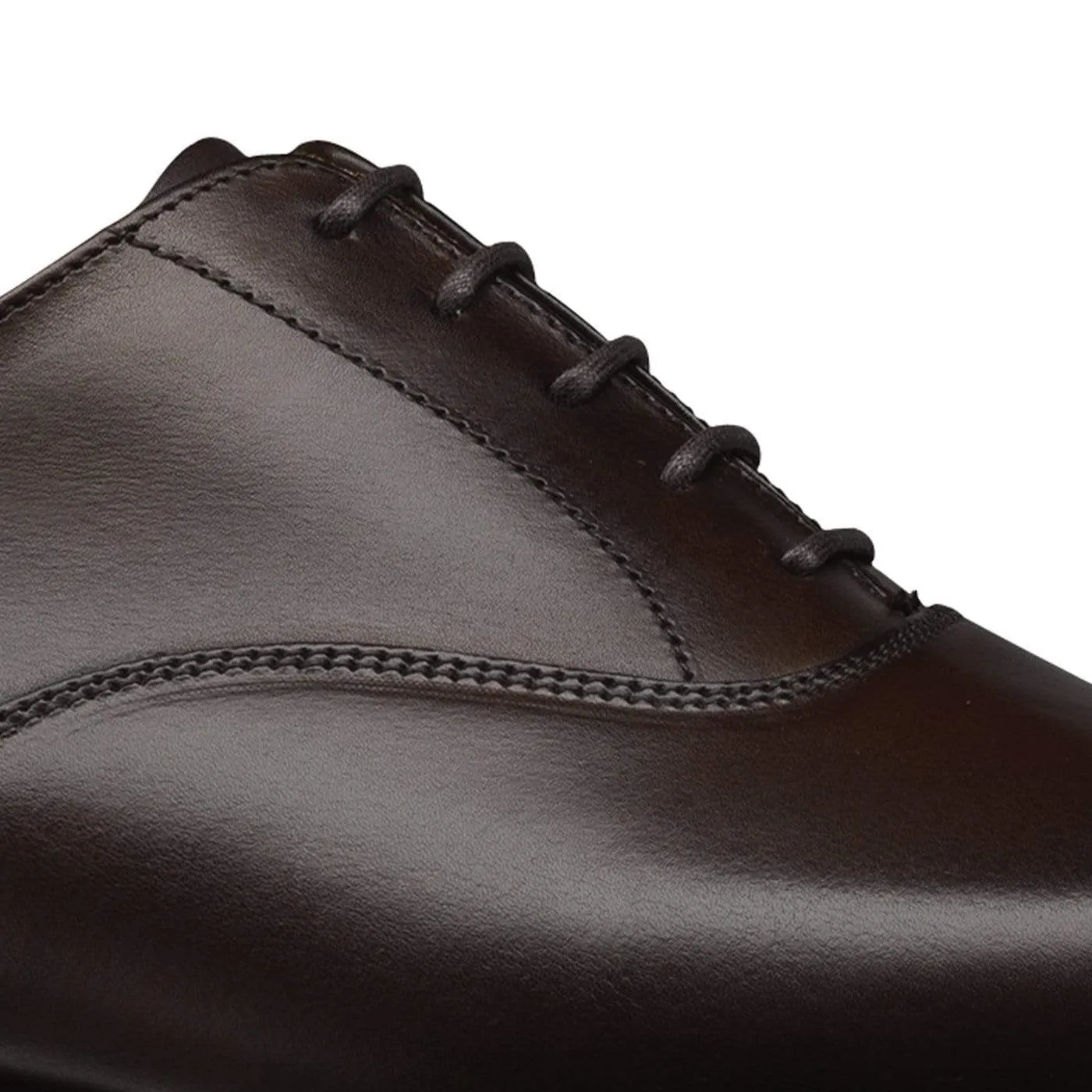 Brogue Oxfords Hallam Dark Brown Burnished Calf