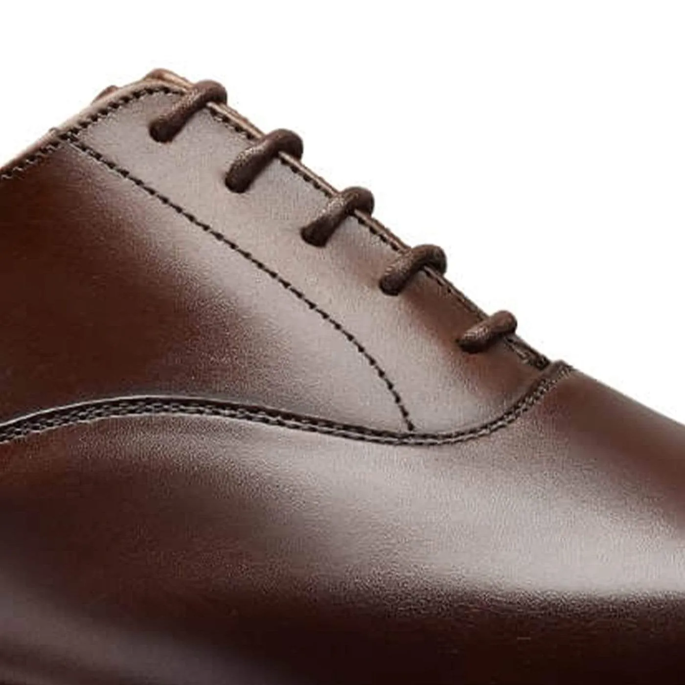 Hallam Dark Brown Calf Bold Oxfords