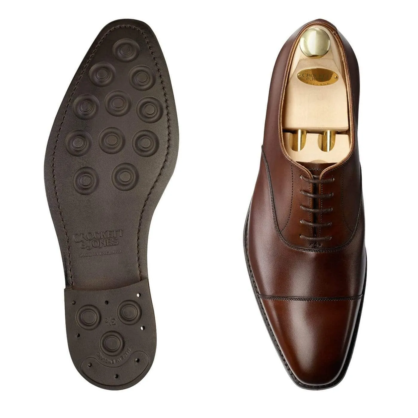 Hallam Dark Brown Calf Smooth Fit