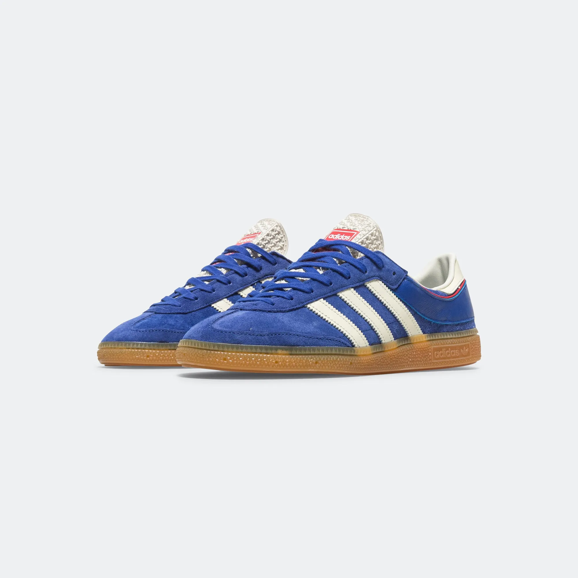 Handball EHF SPZL - Semi Lucid Blue/Cream White Orthotic Friendly Footbed Adaptive Flex Grooves