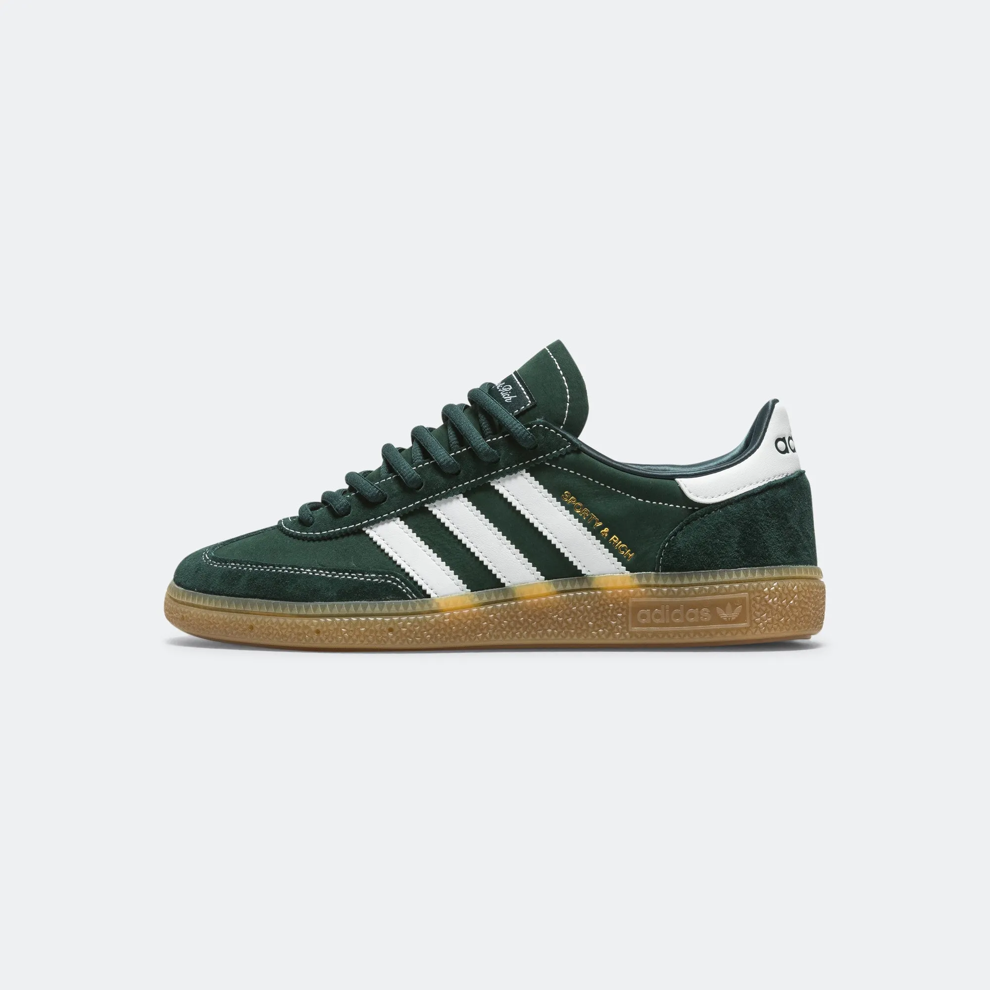 Handball Spezial x Sporty & Rich - Dark Green/Footwear White-Gum Timeless Look Anti Fatigue System