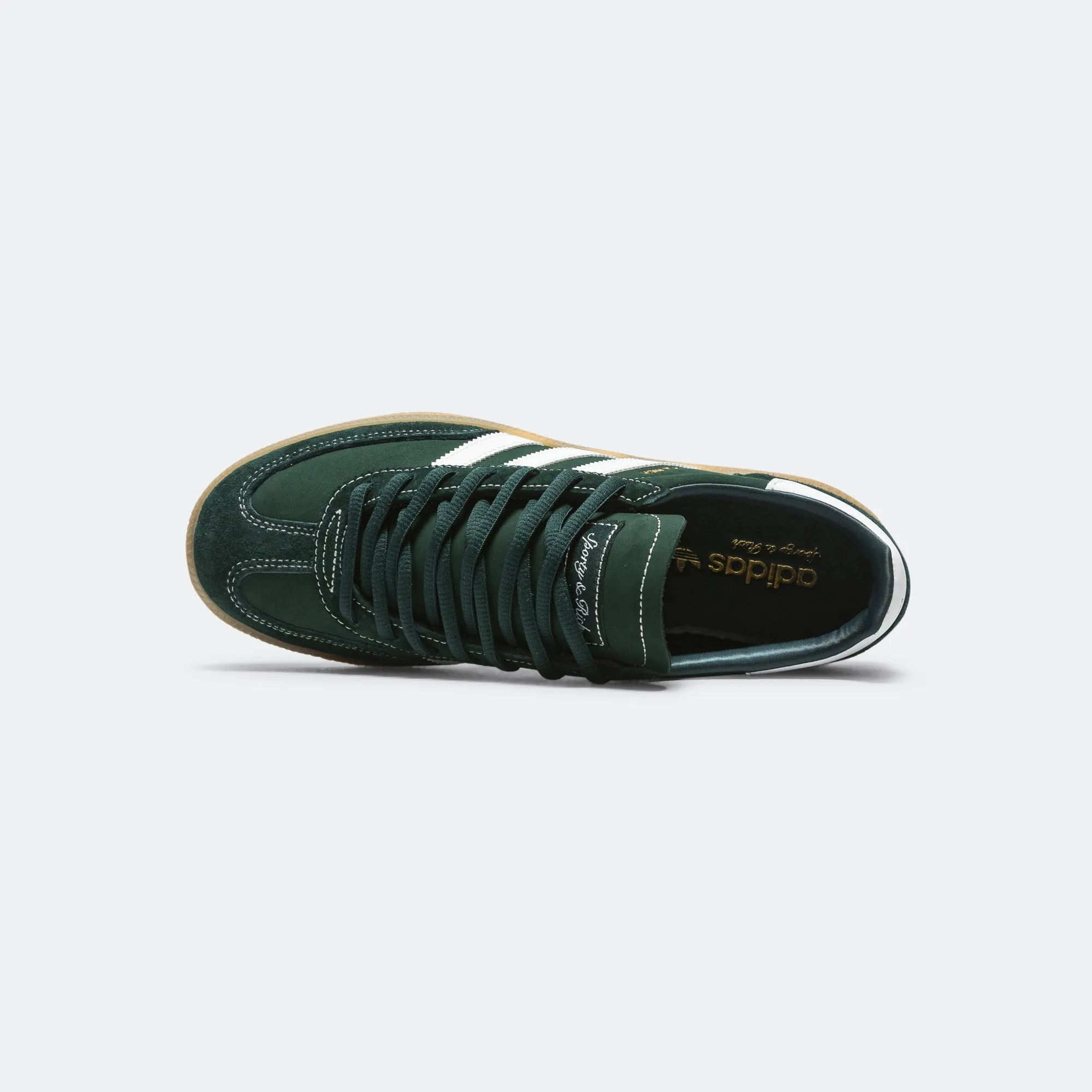 Quick Dry Interior Street Ready Handball Spezial x Sporty & Rich - Dark Green/Footwear White-Gum