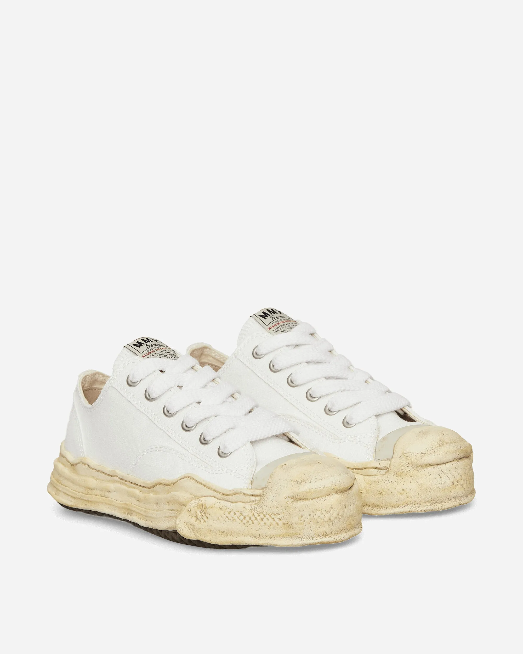 Relax Step Hank OG Dyed Sole Canvas Low Sneakers White