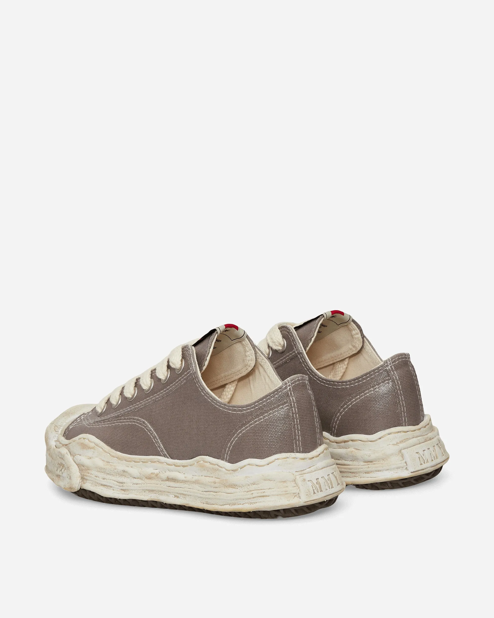 Hank OG Sole Silicon Coating Canvas Low Sneakers Gray Easy Outfit