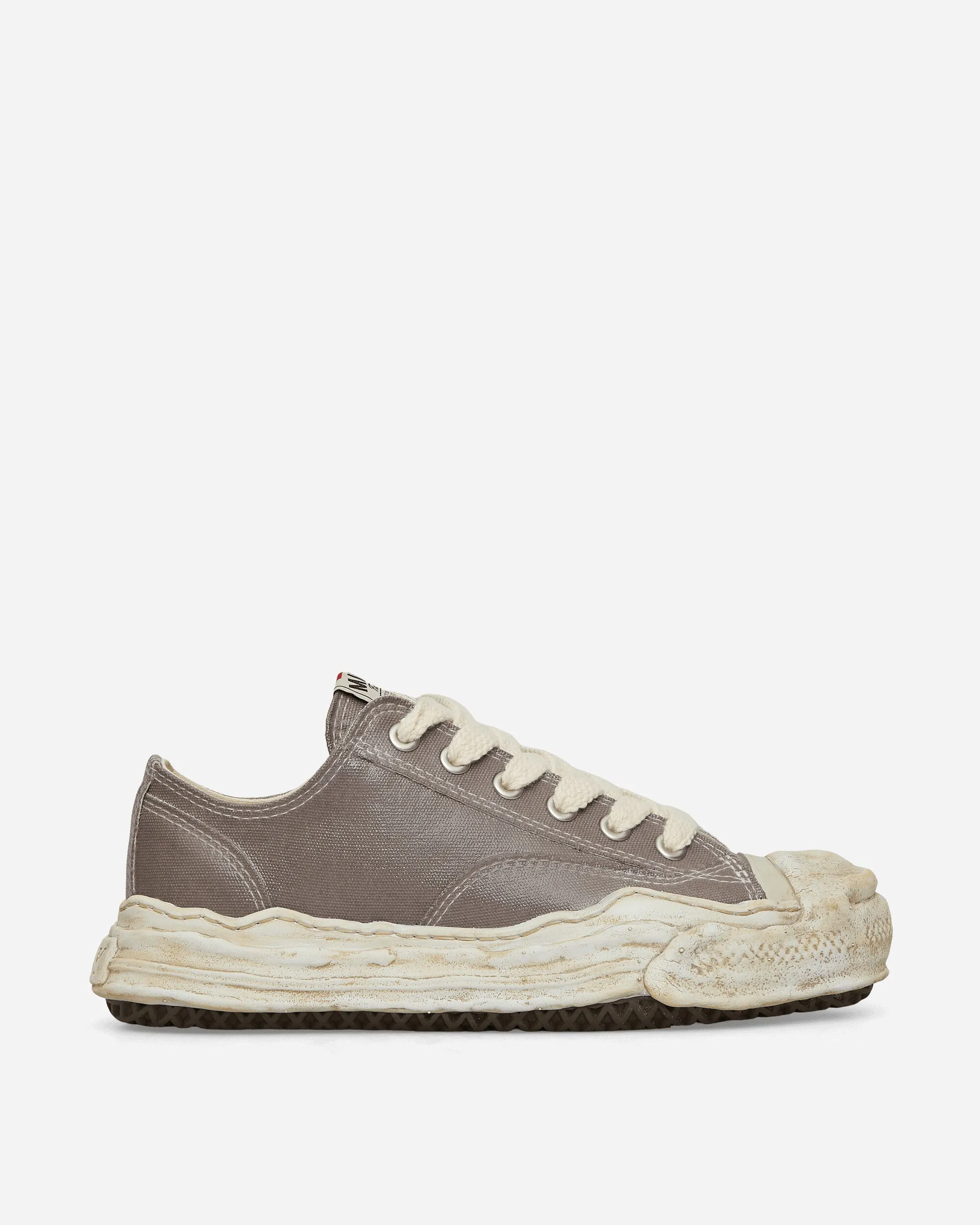 Work Wear Cliff Jog Hank OG Sole Silicon Coating Canvas Low Sneakers Gray