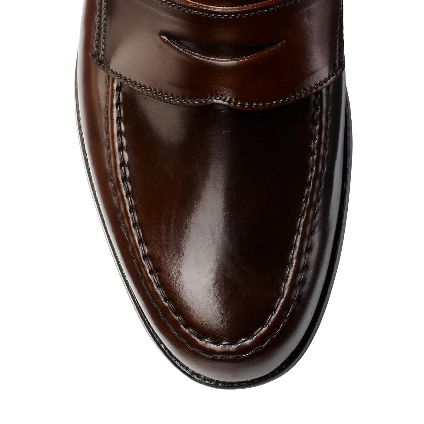 Harvard Dark Brown Cordovan Versatile Leather Shoes Cool Steps