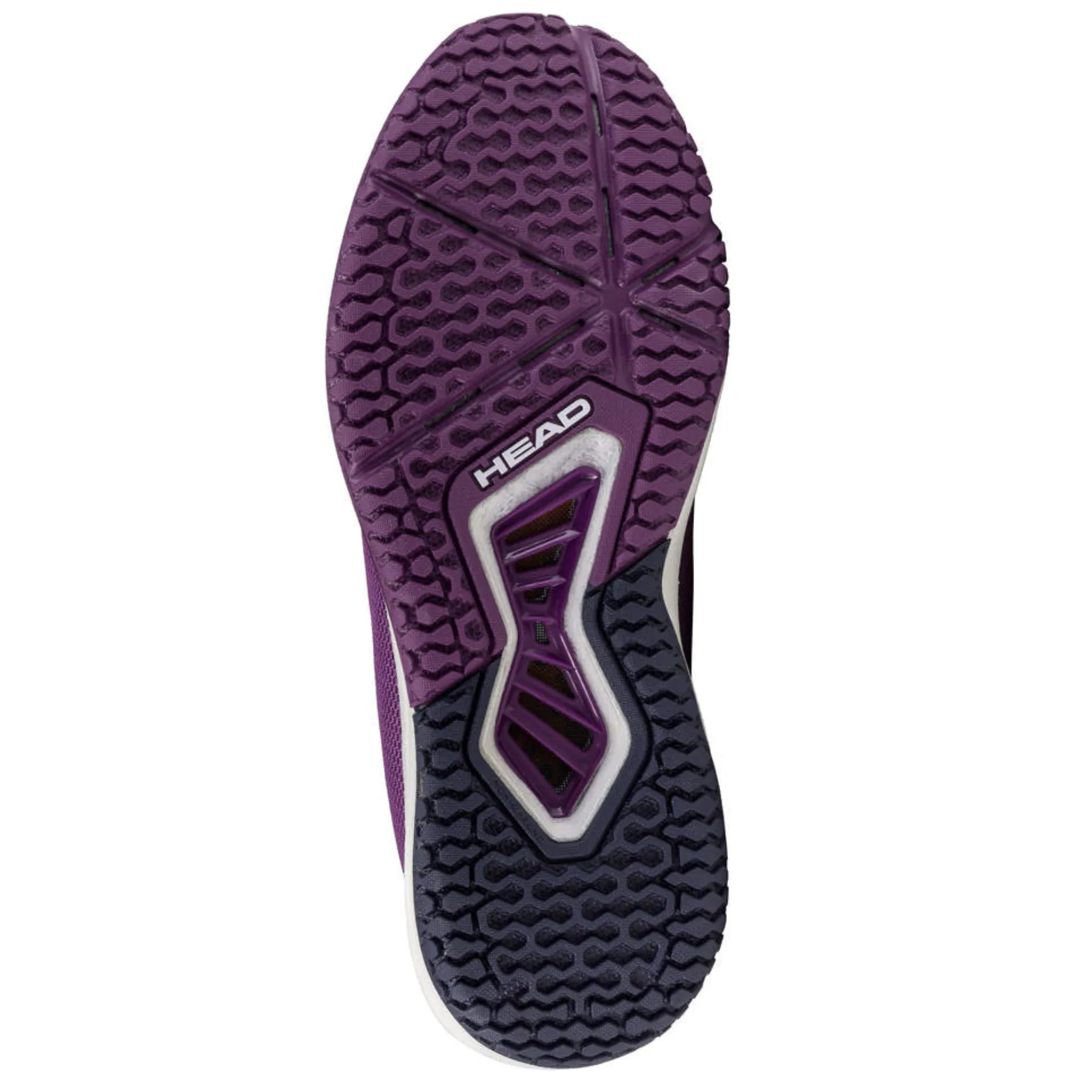 Head Motion Pro Pickleball Women Shoes - Plum / White Soft Toe Box Hard wearing