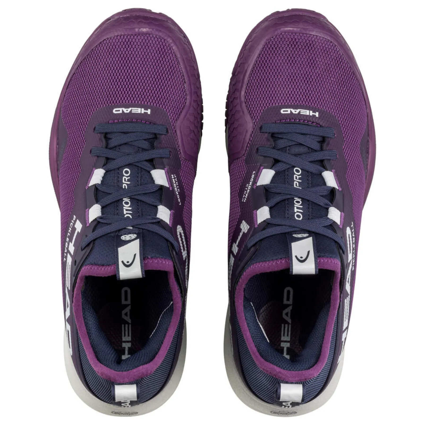 Head Motion Pro Pickleball Women Shoes - Plum / White Agility Support