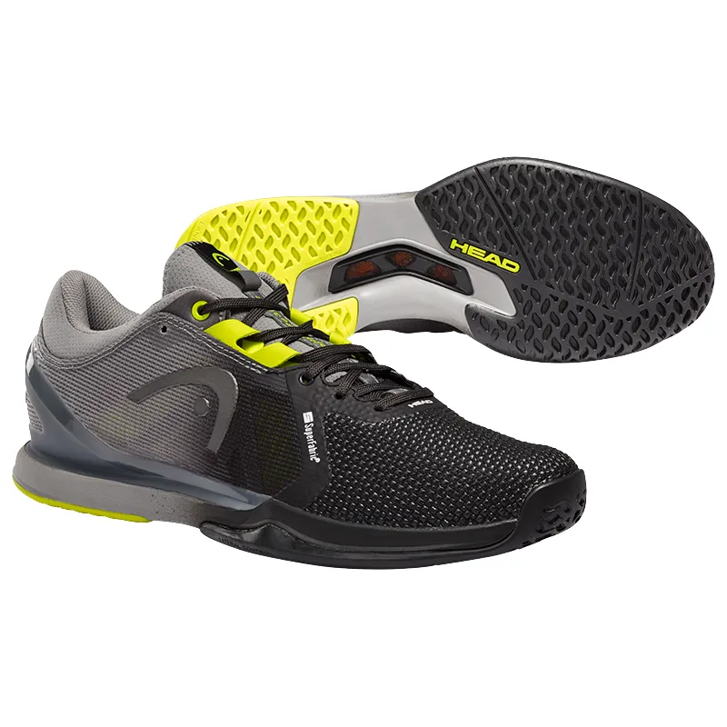 Air Flow Head Sprint 3.0 SF Tennis Shoes - Black/Yellow
