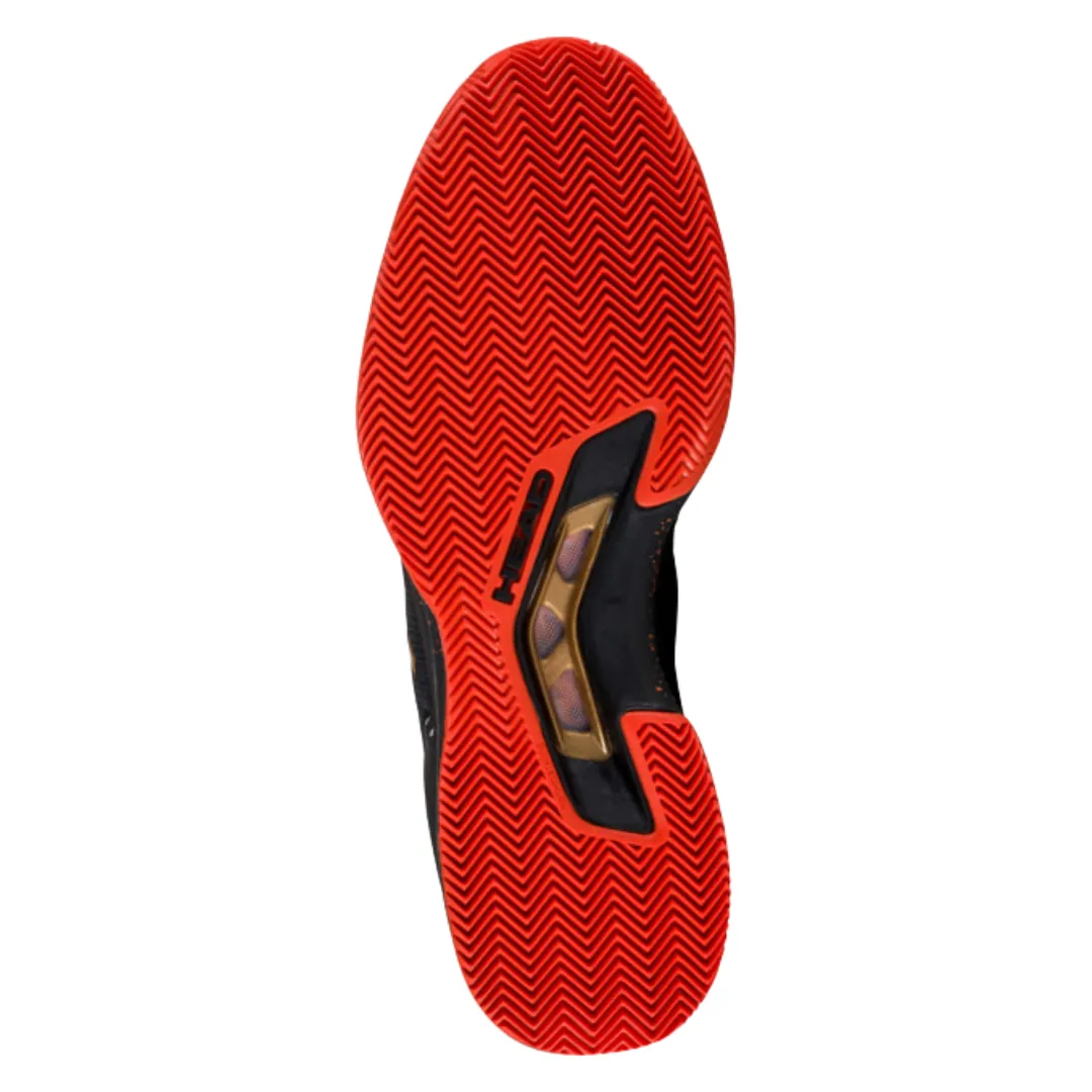 Foam Midsole Supportive Design Head Sprint Pro 3.5 SF Clay Men Tennis Shoes - Black/Orange