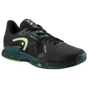 Good Traction Head Sprint Pro 3.5 SF Men Tennis Shoes - Black Forest Green