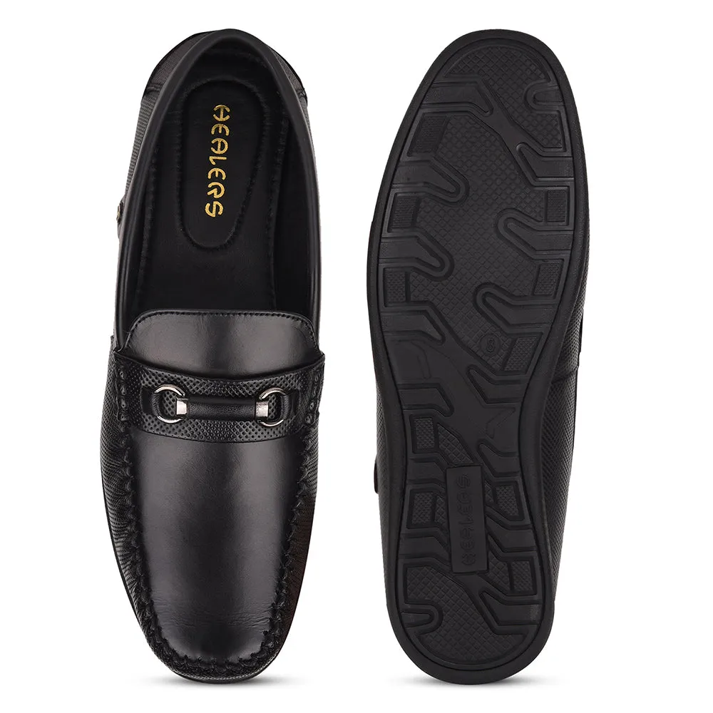 Bright Pace Street Dash Healers Black Casual Loafers For Men OSL-31 By Liberty