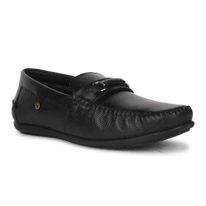 Healers Black Casual Loafers For Men OSL-31 By Liberty Handmade Craft