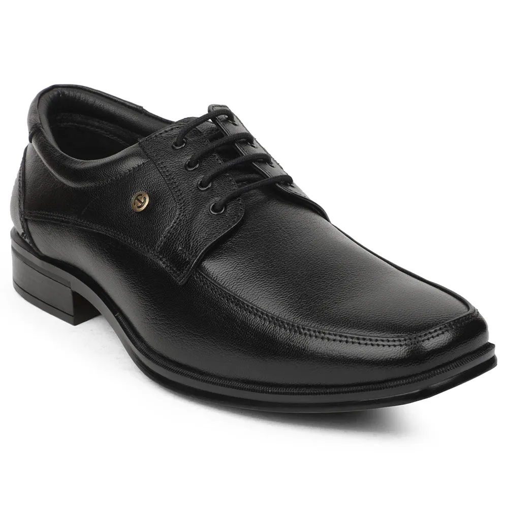 dry weather Healers Black Formal Lacing Derby Shoes For Men UDL-9 By Liberty