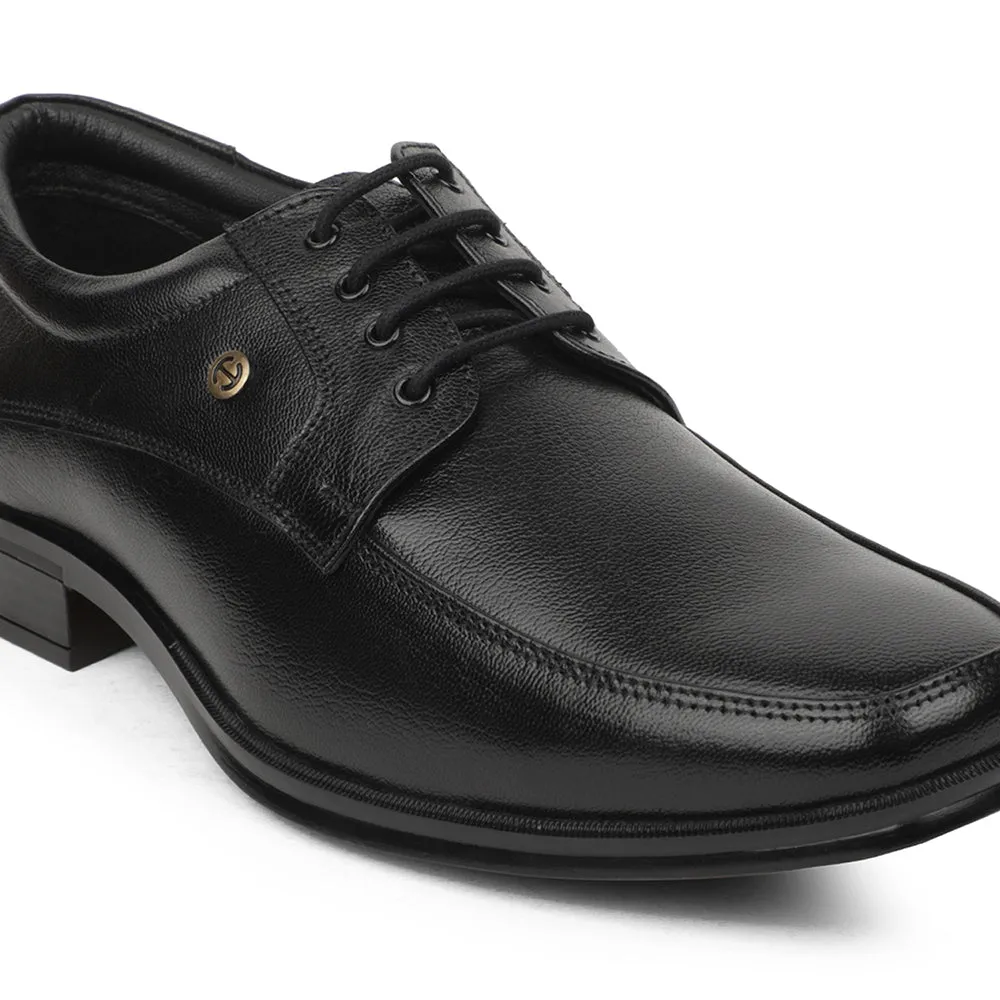 Comfort Style Healers Black Formal Lacing Derby Shoes For Men UDL-9 By Liberty