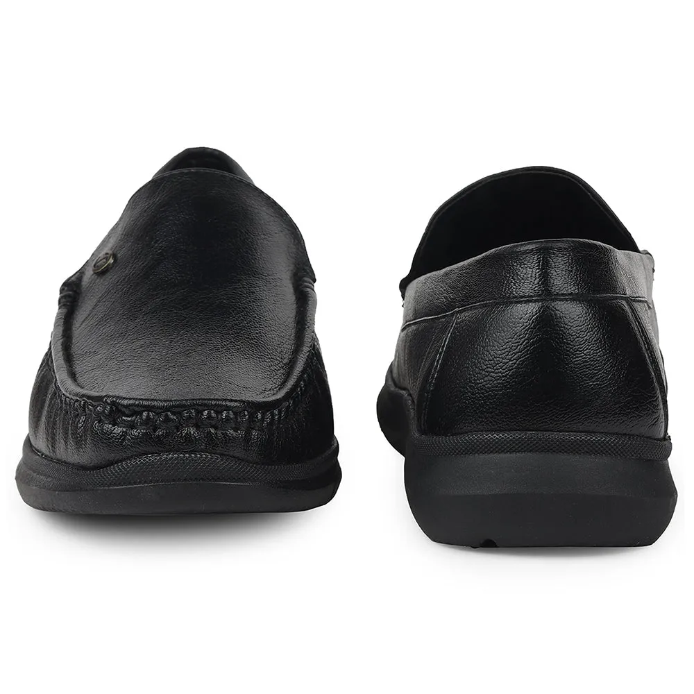 Cushion Technology Run Errand Healers Black Formal Loafers For Mens VSL-3 By Liberty