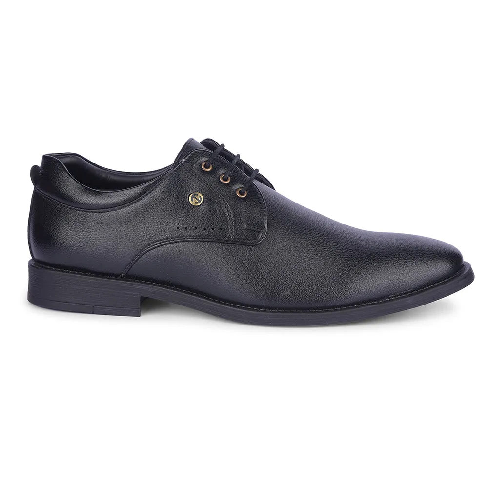 Urban Elegance All-Occasion Appeal Healers By Liberty Mens SAGAR-16 Black Formal Lacing Shoes