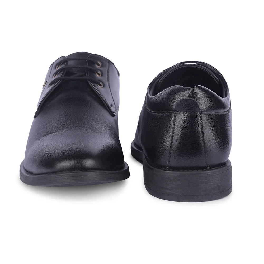 Healers By Liberty Mens SAGAR-16 Black Formal Lacing Shoes Smooth Professional Look Office Routine