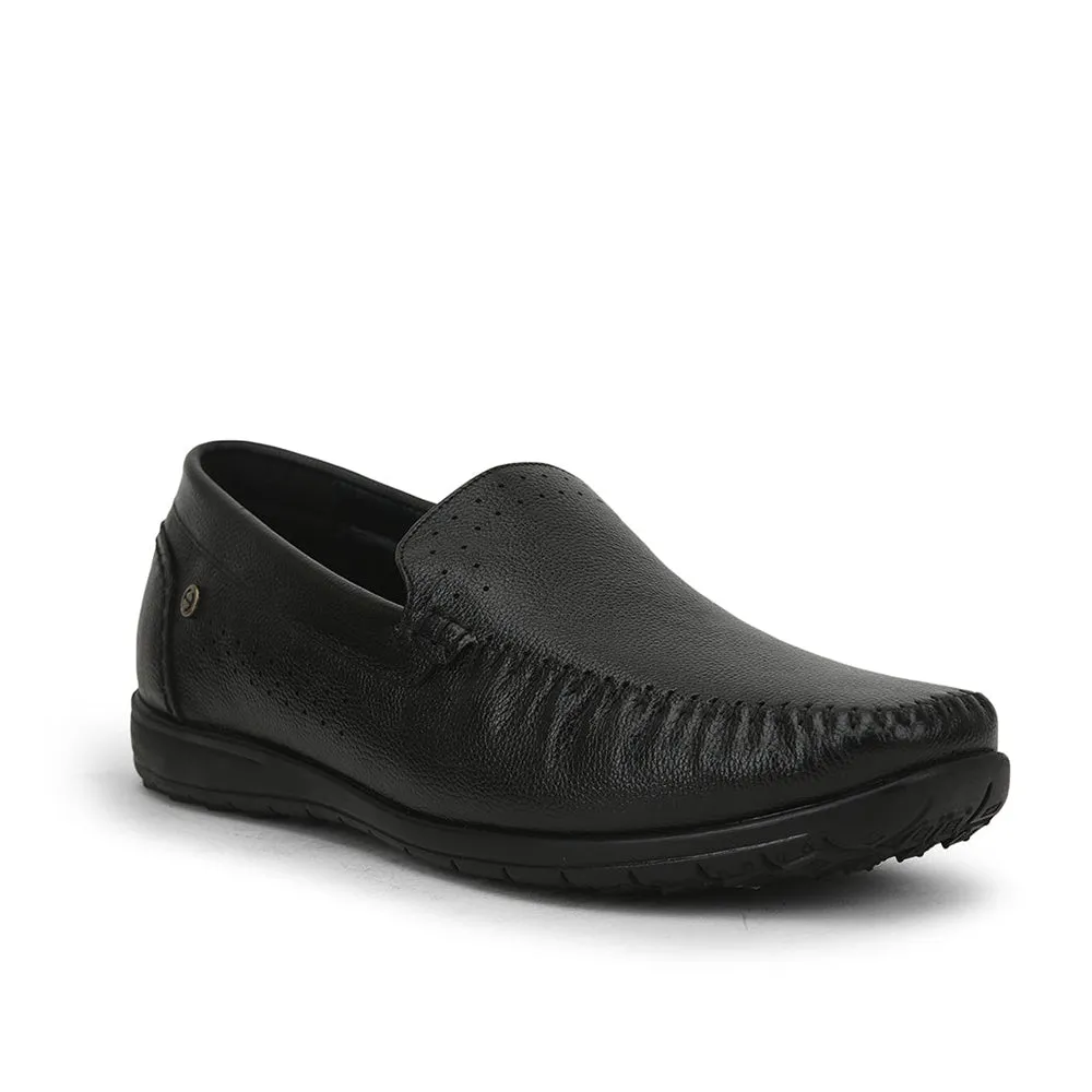 Neat Path Healers Casual Non lacing Loafers Shoes For Men (Black) JPL-271 By Liberty