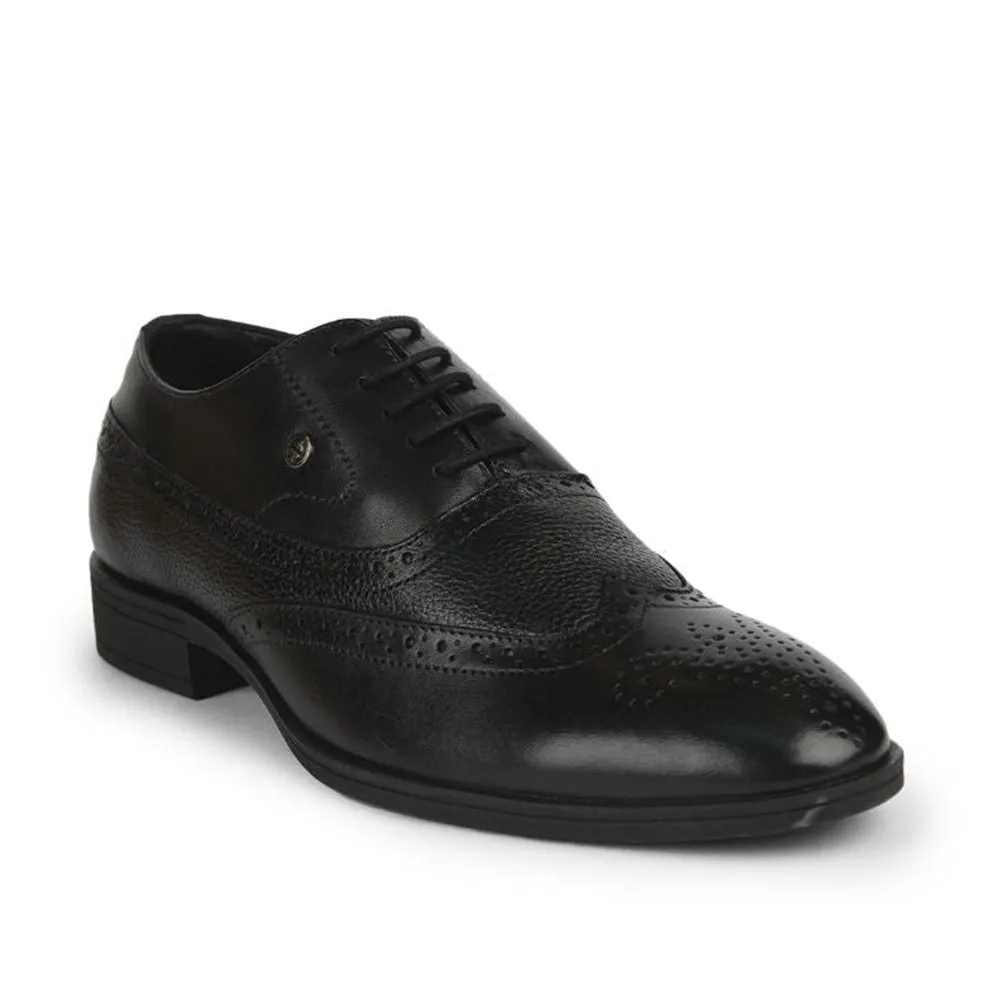 Comfort Walks Light Comfort Healers Formal Black Lacing Brogue Shoes For Men AV-20 By Liberty