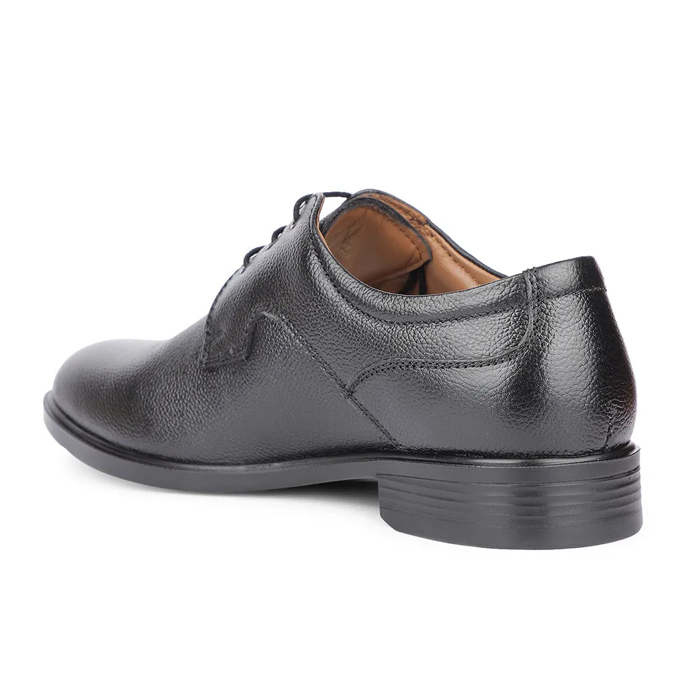 Healers Formal Black Lacing Derby Shoes For Men S201-05 By Liberty Timeless Look Urban Comfort