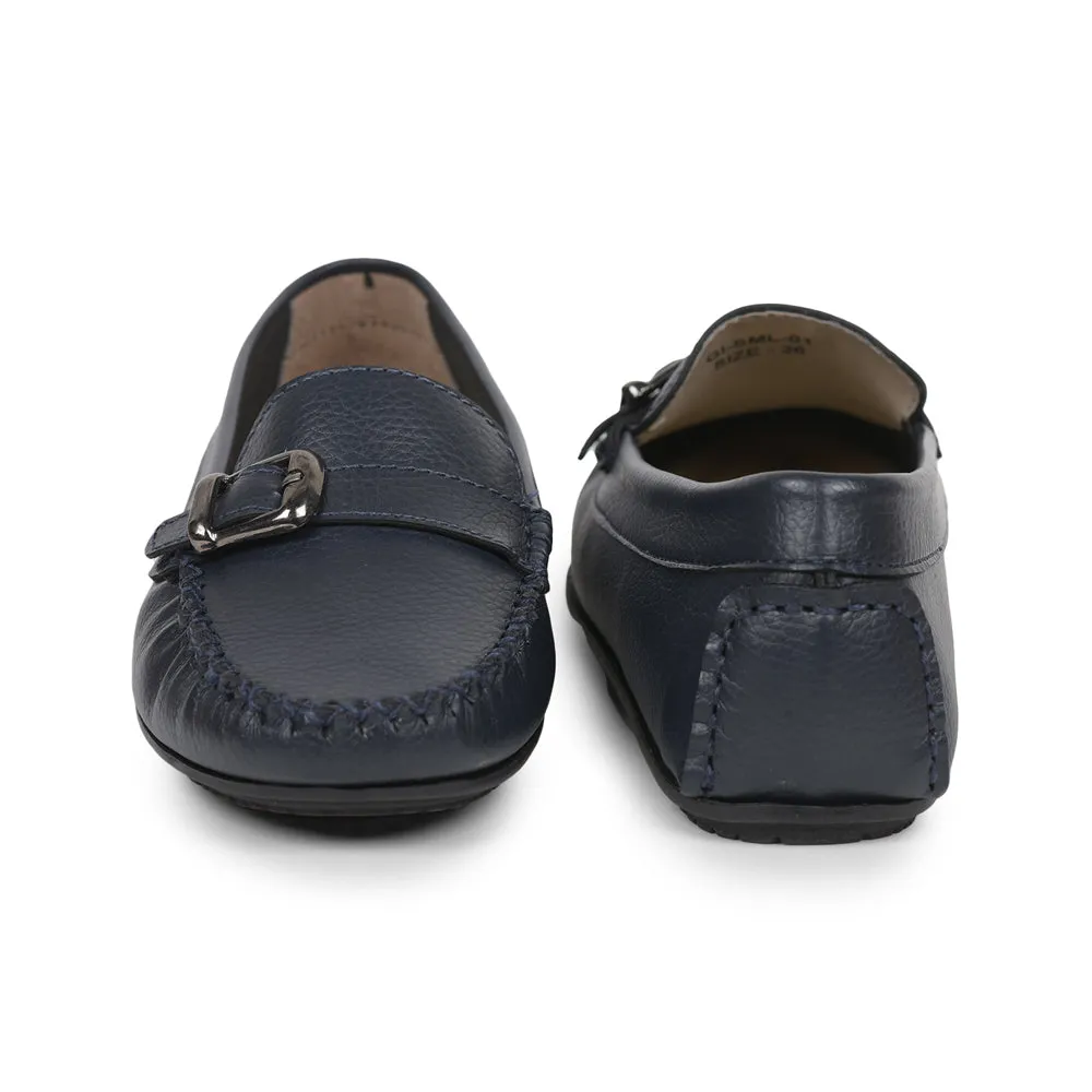 Healers Navy Blue Casual Loafers For Women GI-SML-01 By Liberty Food Lane