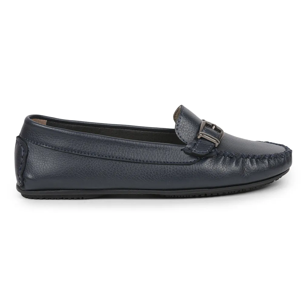 Healers Navy Blue Casual Loafers For Women GI-SML-01 By Liberty Style Leader Ventilated Fit