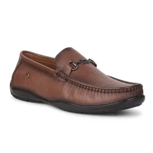 Suede Material Reliable Cushioning Healers Tan Loafers For Men UVI-19 By Liberty