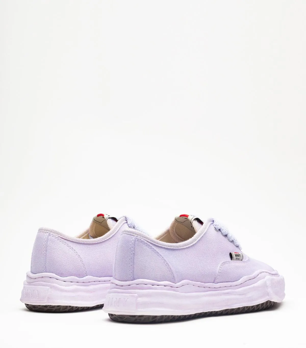Mihara Yasuhiro Baker Overdyed Canvas Low Purple partygoers